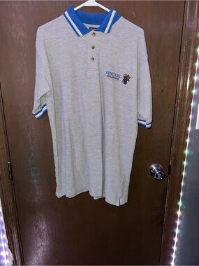Pro Edge Grey Polo with Royal Blue Trim